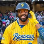 Russell Wilson Savannah Bananas Joins Bananas Outing, Nearly Records a Hit